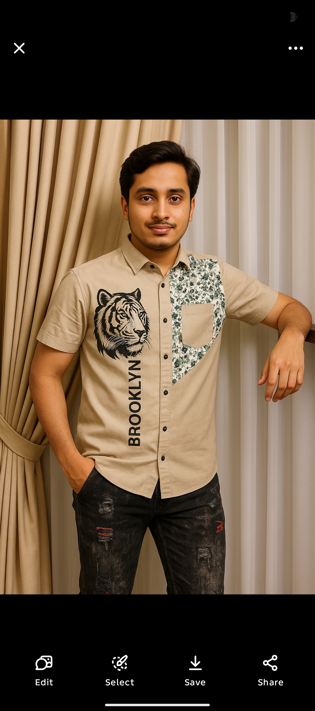 Pent shirt